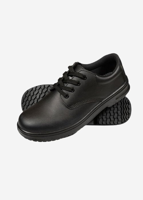 Comfort Grip Lace-Up Shoe with a Safety Toecap